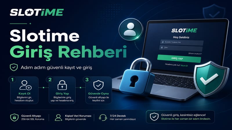 Slotime Giriş Nasıl Yapılır? Adım Adım Rehber